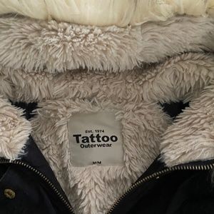 Tattoo winter coat